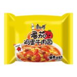 Tomato Egg Beef Ramen 100g, Master Kong Instant Ramen Gourmet, Premium Ramen Instantáneo, Fideos Ramen