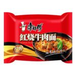 Ramen Fideos Instantáneos Sabor Ternera Guisada, Master Kong Ramen Instantáneo, Picante y Sabroso 100g
