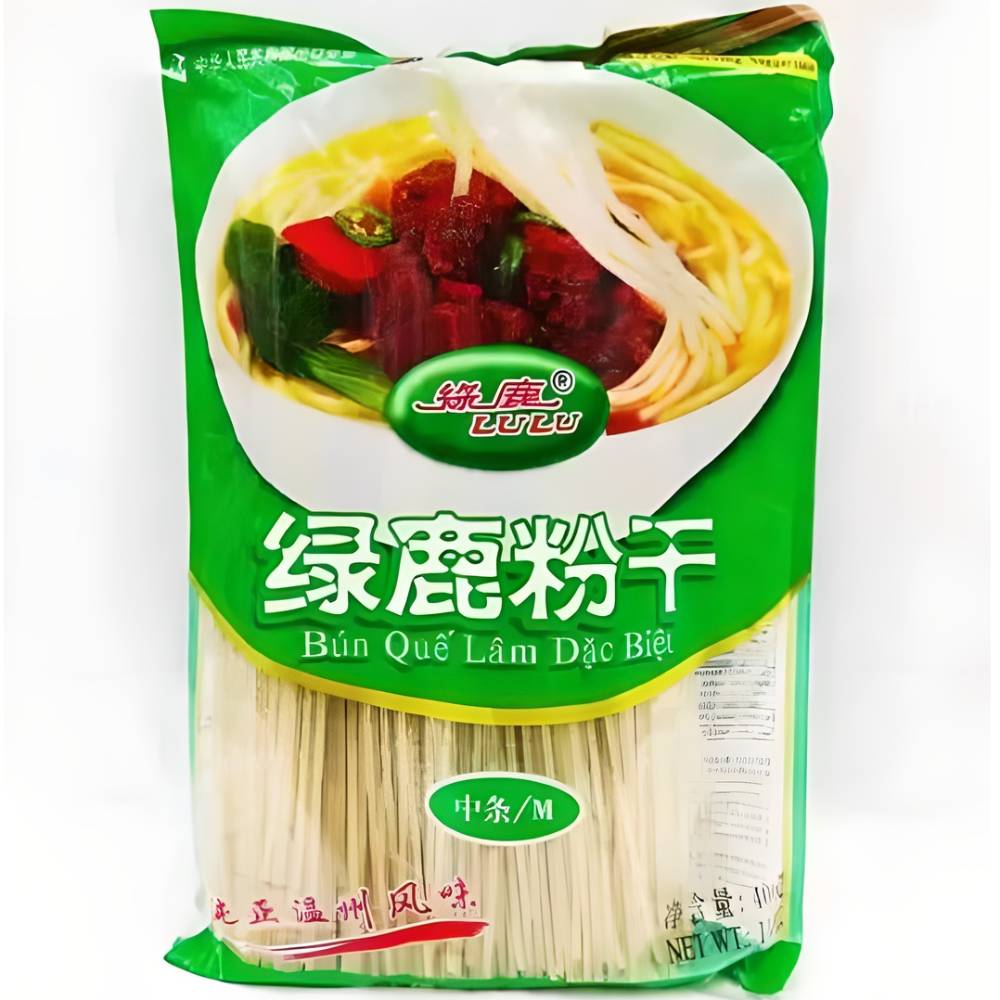 Fideos de Arroz Redondos LULU 400g Sin Gluten para Sopas Salteados y Cocina Asiática