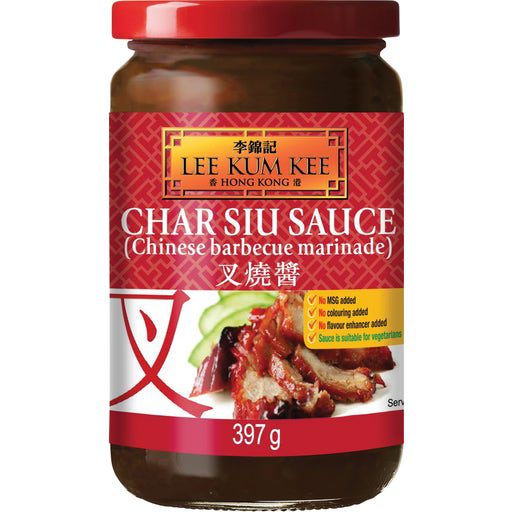 LEE KUM KEE Char Siu Sauce 397g Authentic Chinese BBQ Pork Marinade Sweet & Savory
