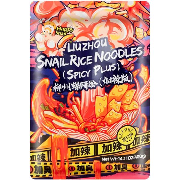 Liuzhou Snail Rice Noodles Original Flavor Hao Huan Luo Asian Instant Noodles 400g