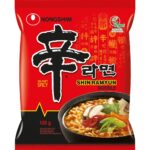 Shin Ramyun Extra Spicy Noodles NONGSHIM Korean Instant Ramen with Shiitake 120g