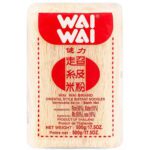 Fideos de Arroz WAI WAI Rice Vermicelli Sin Gluten Cocina Asiática